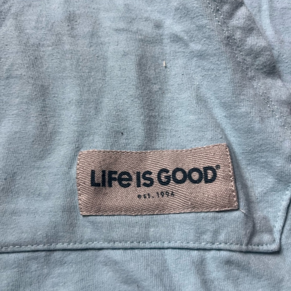 Life Is Good Sky Blue Tee - Picture 2 of 3